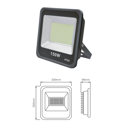 كشاف خارجي 150 وات SMD إضاءة أصفر