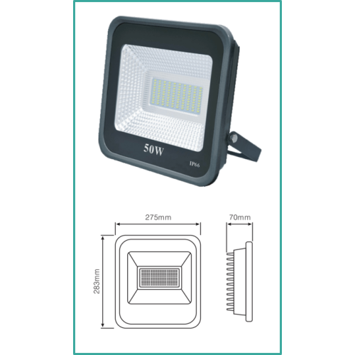 كشاف خارجي 50 وات SMD إضاءة صفراء