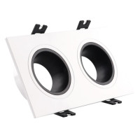 إطار متحرك بلاستيك ثنائي مزدوج أبيض وأسود مقاس 173x93x29mm