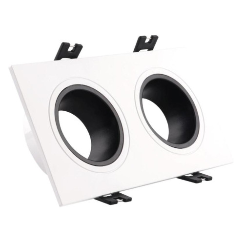 إطار متحرك بلاستيك ثنائي مزدوج أبيض وأسود مقاس 173x93x29mm