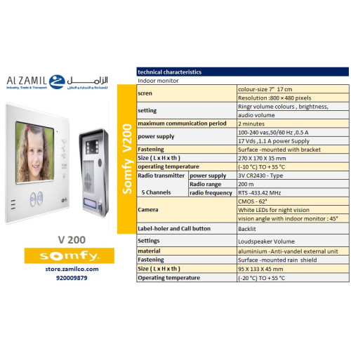 إنترفون سومفي 200V